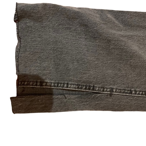 Zara Extra Long High Rise Slim Fit Slit Leg Jeans - Picture 5 of 7